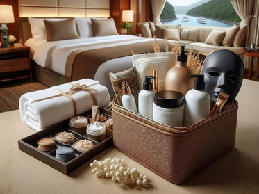 Modern boutique hotel lobby hospitality design